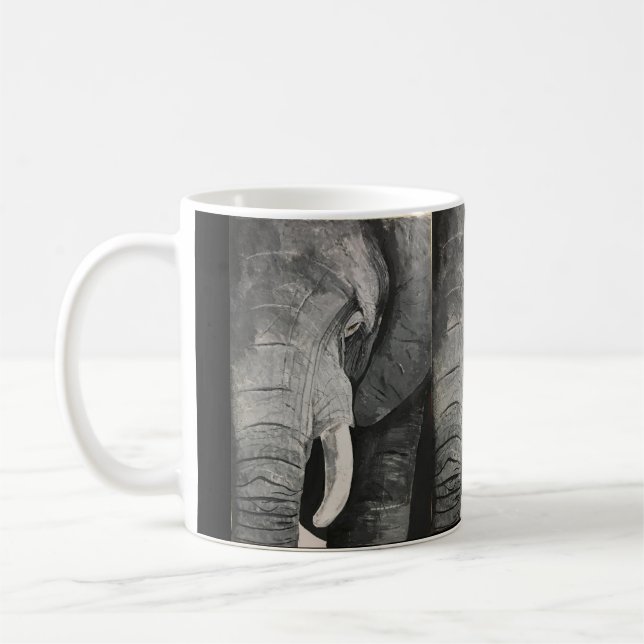 Bébé Eléphant Mug (Gauche)