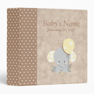 Bébé Eléphant Photo Album 3 Classeur anneau