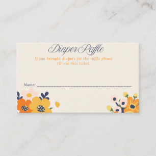 Bébé en fleur Baby shower Déchets Cartes de trèfle