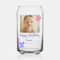 Bébé enfants 1er anniversaire ajouter le nom date 