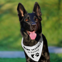 Bébé Faire-part animal de compagnie Bandana