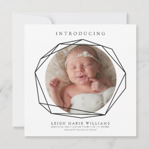 BÉBÉ FAIRE-PART DE NAISSANCE Introduire bébé