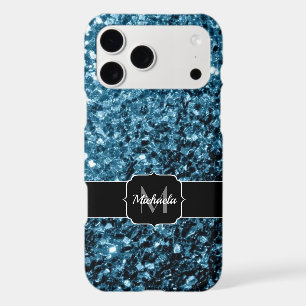 Bébé faux paillettes scintillantes bleu clair Mono