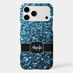 Bébé faux paillettes scintillantes bleu clair Mono