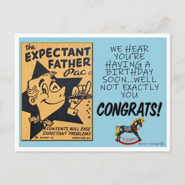 BÉBÉ FÉLICITES ! CARTE POSTALE (Devant)