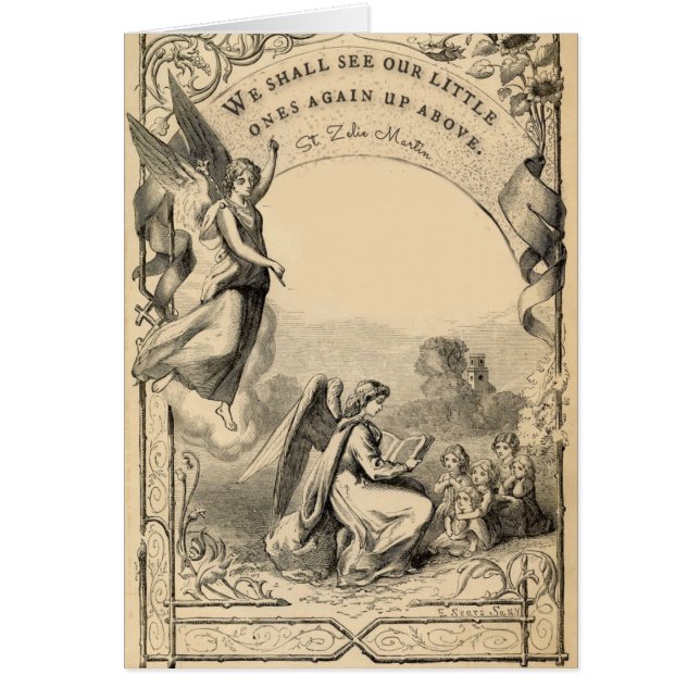 Bébé fille ange de fausse couche Religieux (Devant)