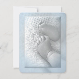 Bébé garçon Baptême Invitation
