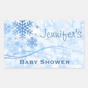 Bébé Garçon Bleu Hiver Stickers Douche Flèche à ne