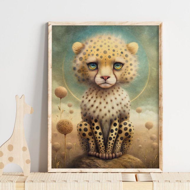 Bébé Guépard Genre Neutre | Impression murale Guép (Créateur téléchargé)