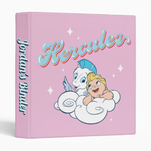 Bébé Hercule et Pégase sur un nuage, classeur à an