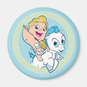 Bébé Hercule montant Pégase Magnet