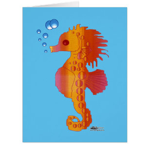 Bébé hippocampe à bulles
