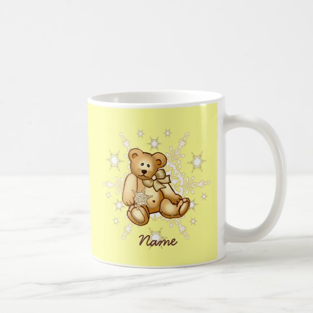 Bébé jaune Ours mug (Droite)