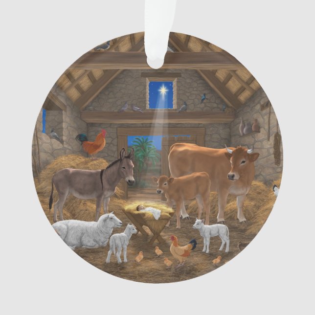 Bébé Jésus Manger Nativité de Noël (devant)