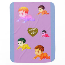 Jolie couverture de dessin animé pour bébés