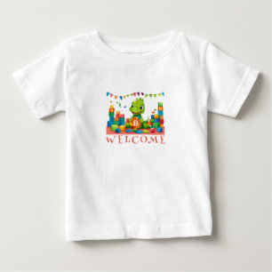 Bébé Jouer Dino Blocks T-shirt pour enfants
