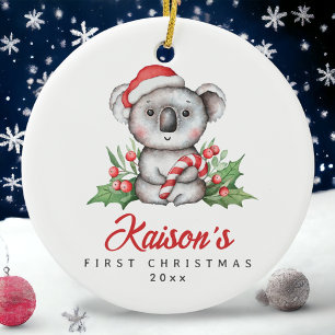 Bébé Koala Première décoration personnalisée de No