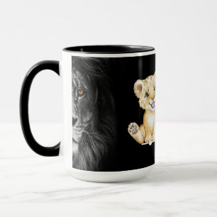 Bébé Lion Mug - De l'animal au roi