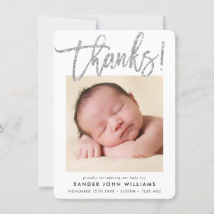 BÉBÉ MERCI script moderne minimaliste photo de béb