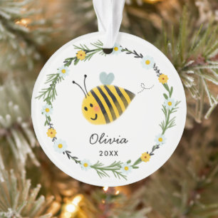Bébé mignon Abeille Premier Noël