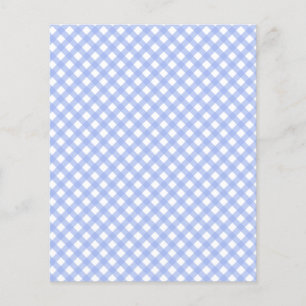 Bébé mignon bleu En vichy Motif papier à rebut