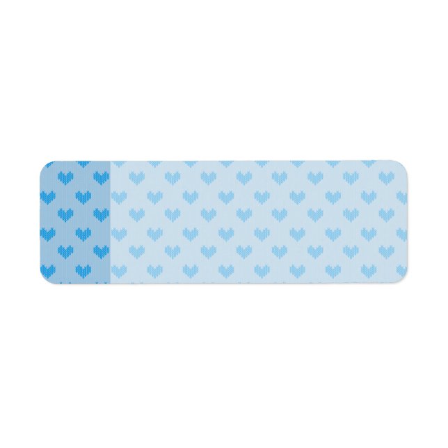 Bébé mignon Bleu Petits Coeurs Nichés (Devant)