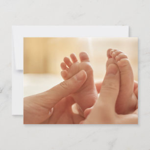 Bébé mignon fioritures ! Carte postale neutre
