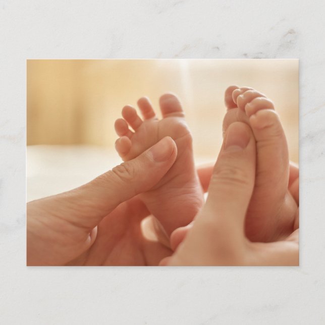 Bébé mignon fioritures ! Carte postale neutre (Devant)