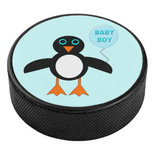 Bébé mignon Garçon Pingouin Hockey Puck