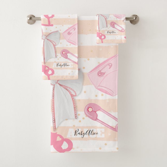 Bébé mignon Motif fille (En situation)