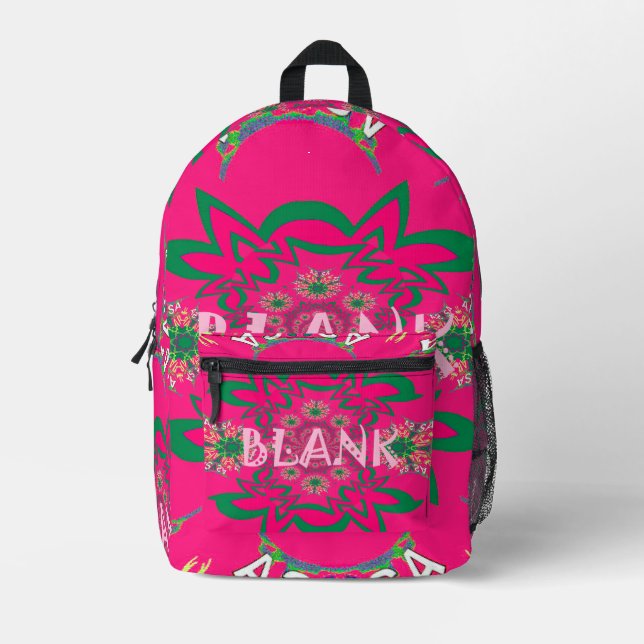 Bébé mignon rose Floral Imprimer Coupe Sac à coudr (Recto)