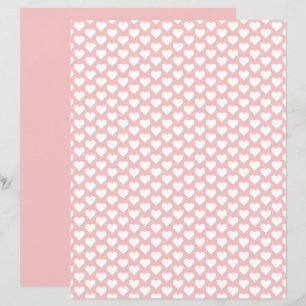 Bébé Motif  Papier à rebut rose Coeurs mignons