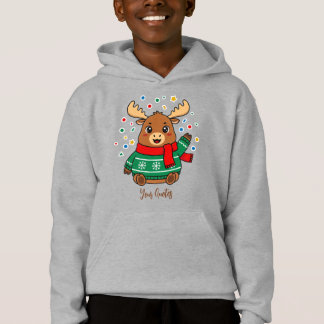 Bébé orignal mignon bonjour