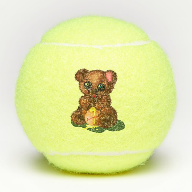 Bébé ours balle de tennis (Devant)