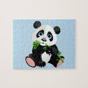 Bébé Panda Bear Game Puzzle