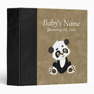 Bébé Panda Ours Photo Album 3 Classeur anneau