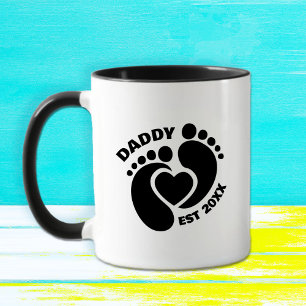 Bébé pattes Mug pour papa