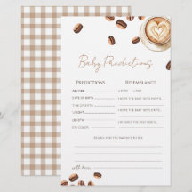 Bébé prépare la carte de prédictions Baby Café