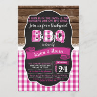 Bébé Q Baby shower Invitation pour fille - Rose fo