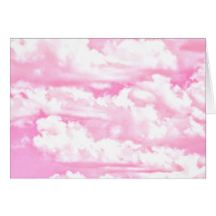 Bébé Rose Joyeux Nuages Décor