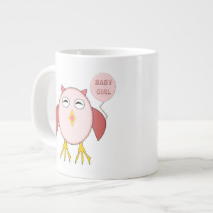 Bébé rose mignonne Chouette Mug