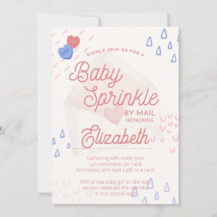 Bébé Saupoudré par invitation par courrier