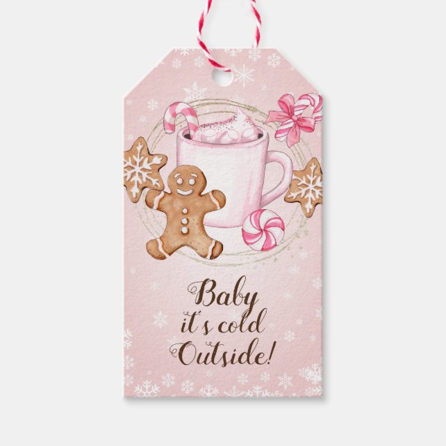 Bébé son étiquette cadeau extérieur froid (Devant)