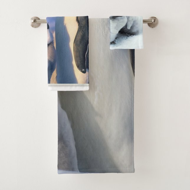 Bébé son froid dehors pingouin (En situation)