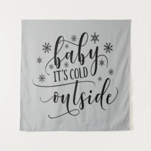 Bébé son froid extérieur Tapisserie murale pendais