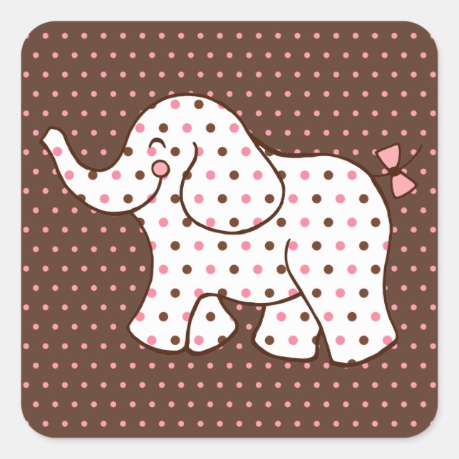 Bébé Stickers Eléphant (Devant)