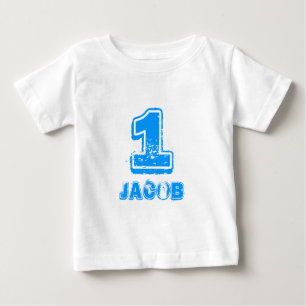 Bébé T-shirt Baby 1er anniversaire pour un garçon d'un