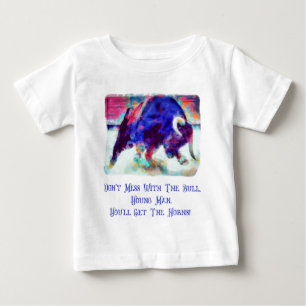 Bébé T-shirt blanc pour tout-petit Ne plaisante pas ave