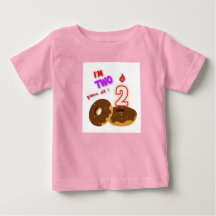 T-shirt d'anniversaire pour deux ans