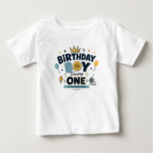 Bébé T-shirt de 1er anniversaire mignon pour garçons –